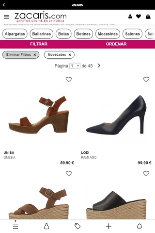 Zacaris Zapatos Online screenshot 3