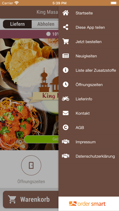 Screenshot #3 pour King Masala Augsburg