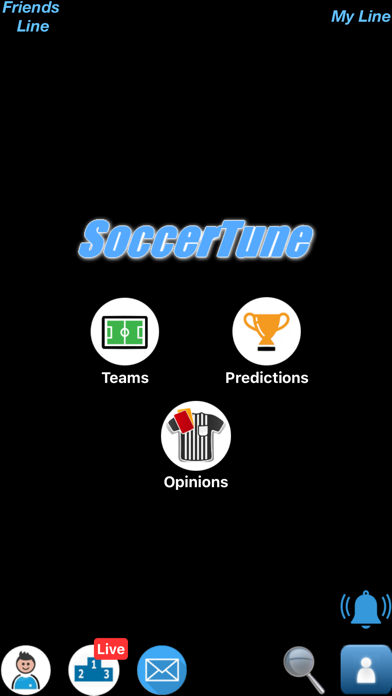 SoccerTune app screenshot