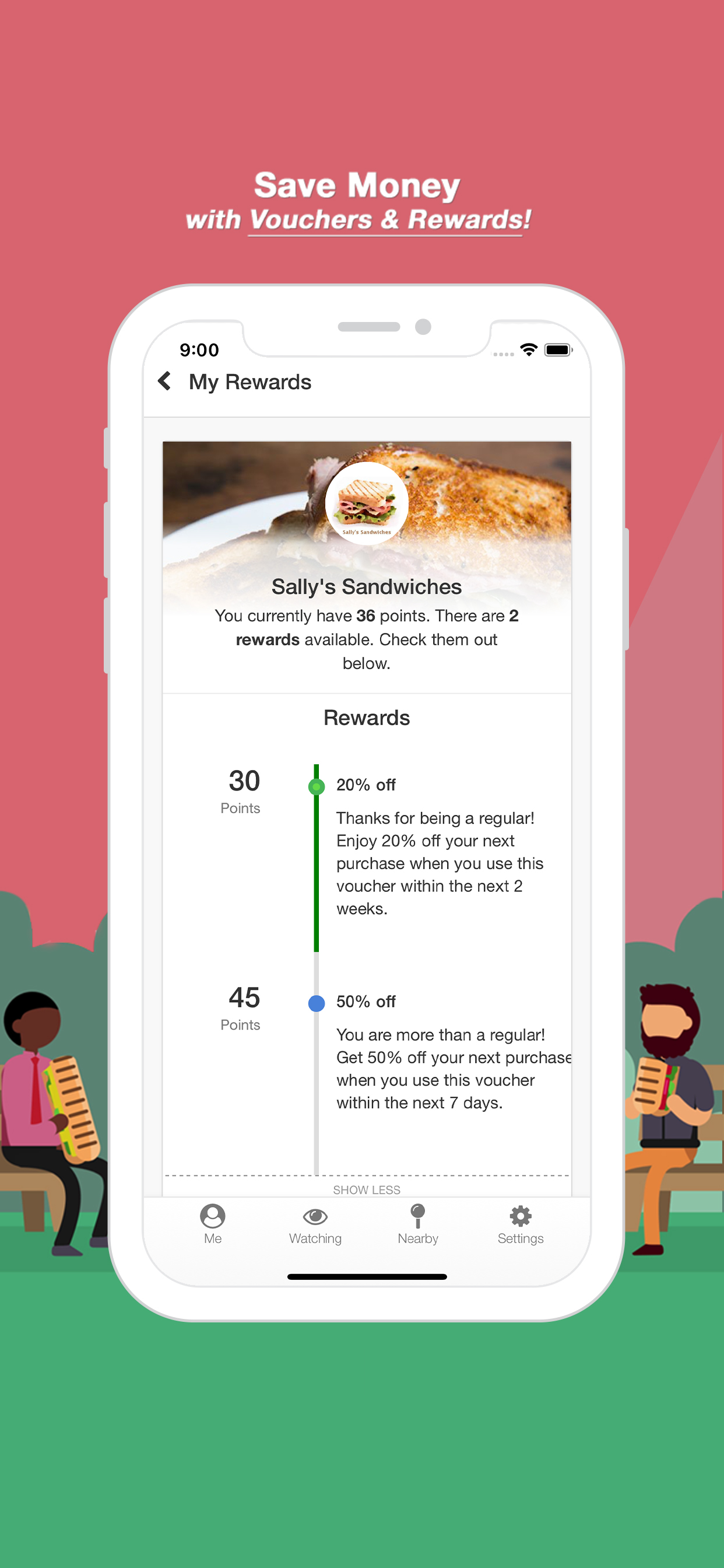JustArrivd - Sandwich Van App