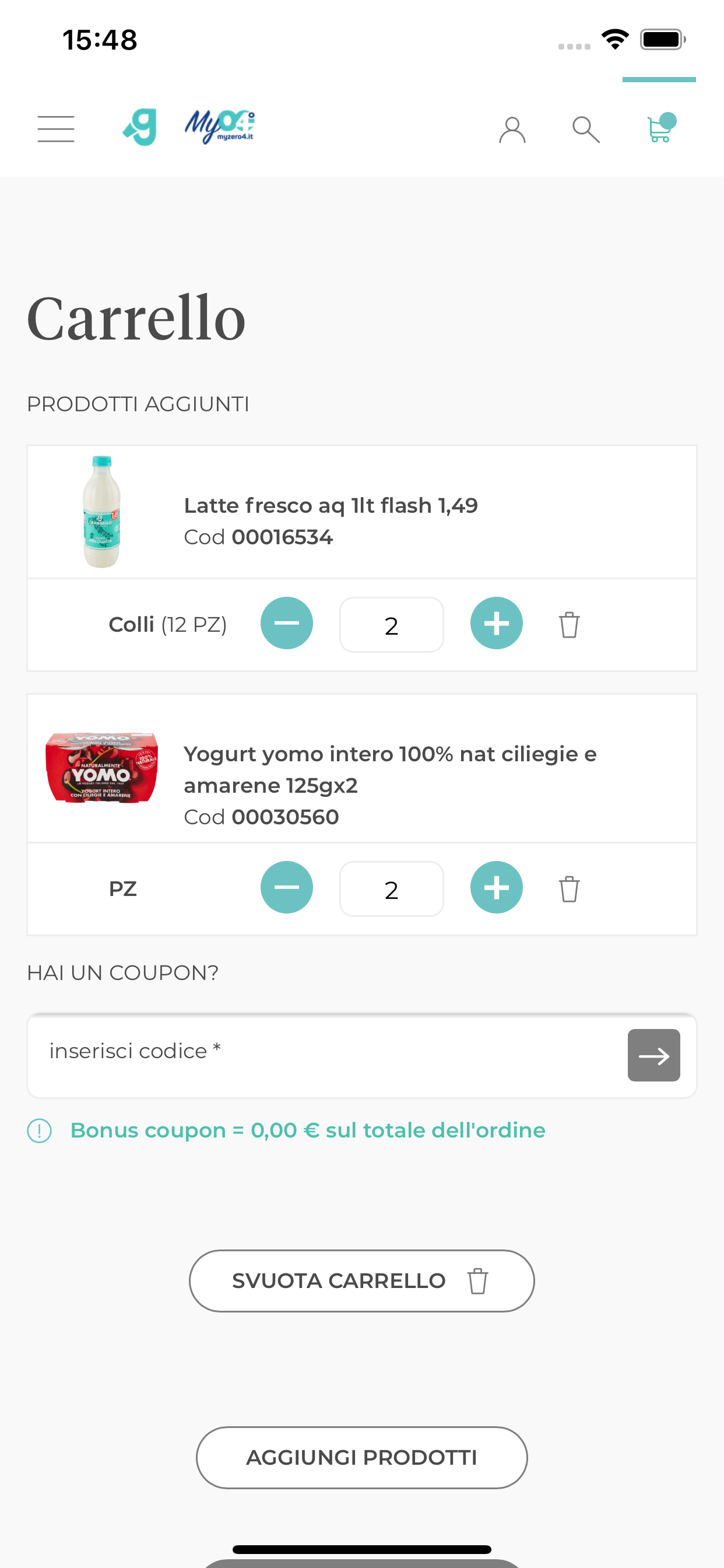 MyZero4 – shopping facile b2b