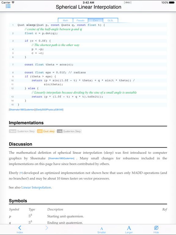 Screenshot #5 pour The Graphics Codex