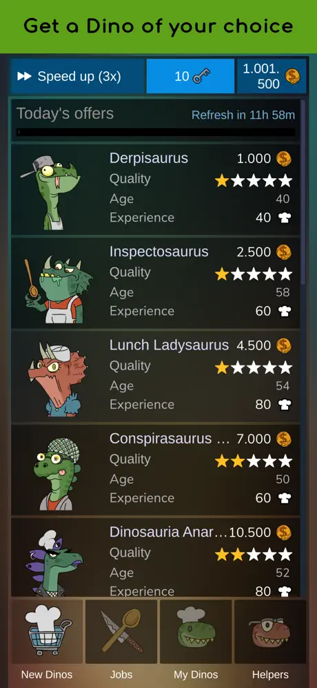 Idle Dinosaur Restaurant