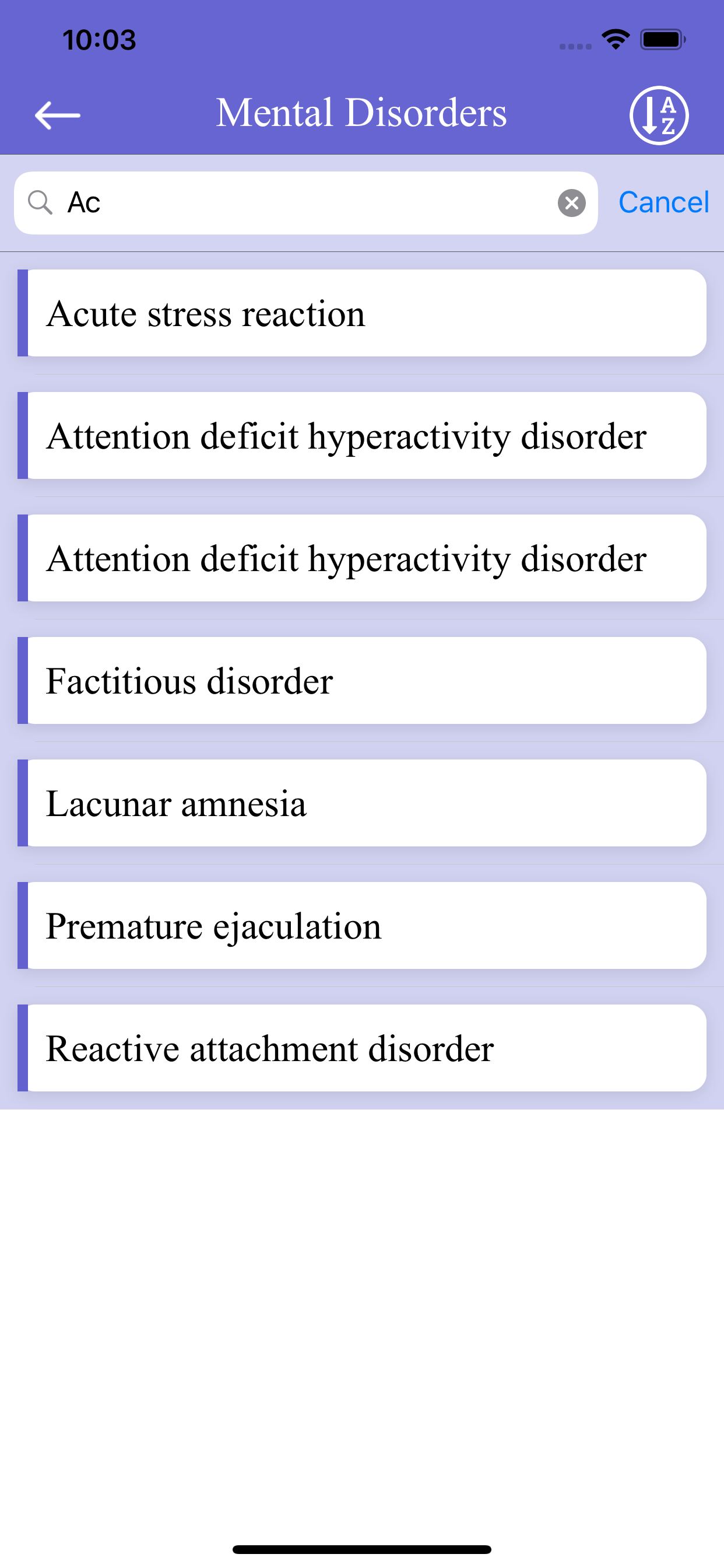 Mental Disorders - Diseases