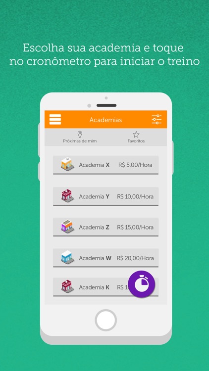 yoooUp - Academia por hora