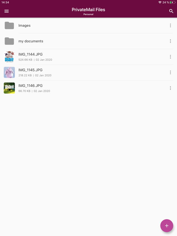 Screenshot #5 pour PrivateMail Files