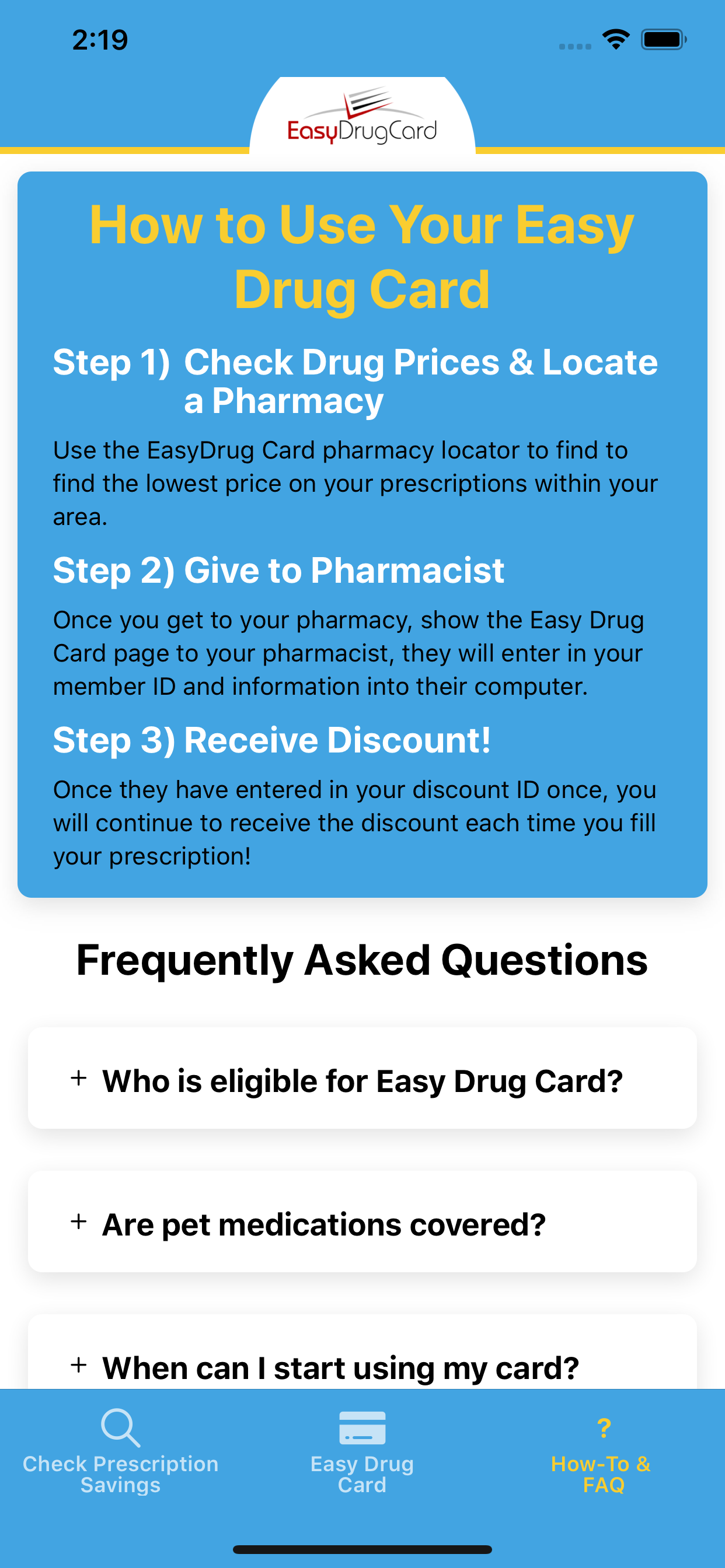 Easy Drug Card screenshot 3