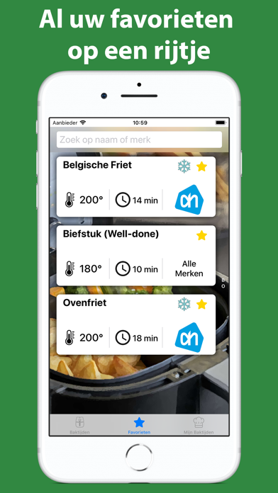 Airfryer Baktijden - 2022 screenshot 3