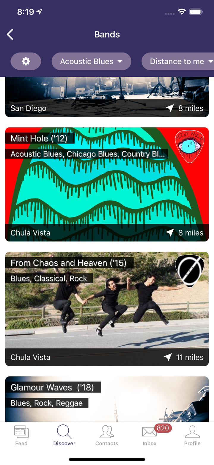 BandFriend - Find Musicians screenshot 1