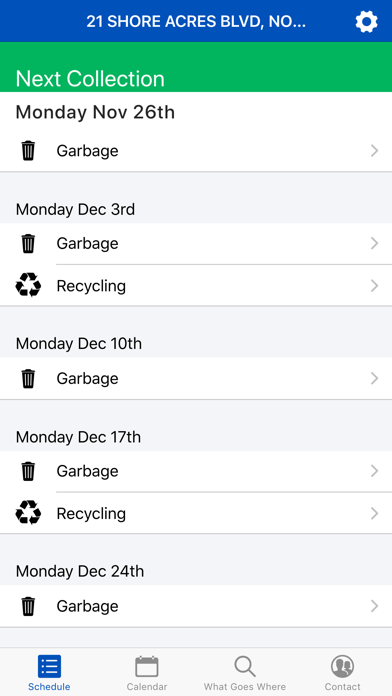 North Bay Recycles Screenshot