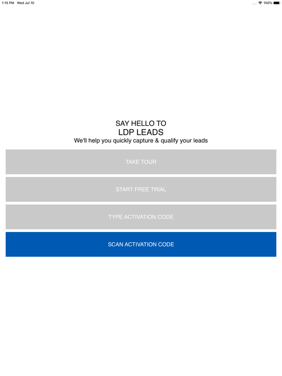 LDP Leads app screenshot 2