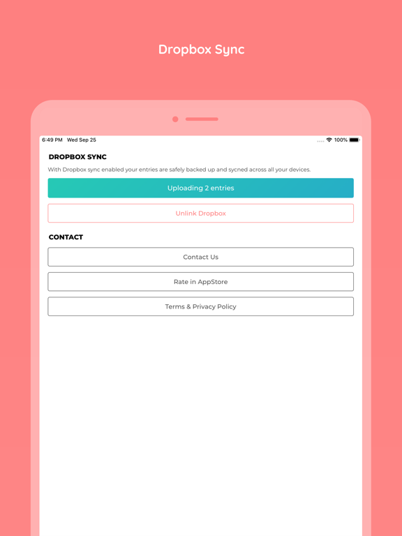 Moodio | Emotion Tracker iPad screenshot