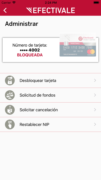 Efectivale Móvil Screenshot