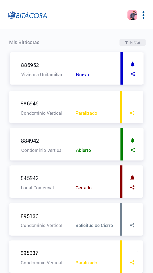 #1. Bitácora Digital (iOS) By: Colegio Federado de Ingenieros y de Arquitectos de Costa Rica