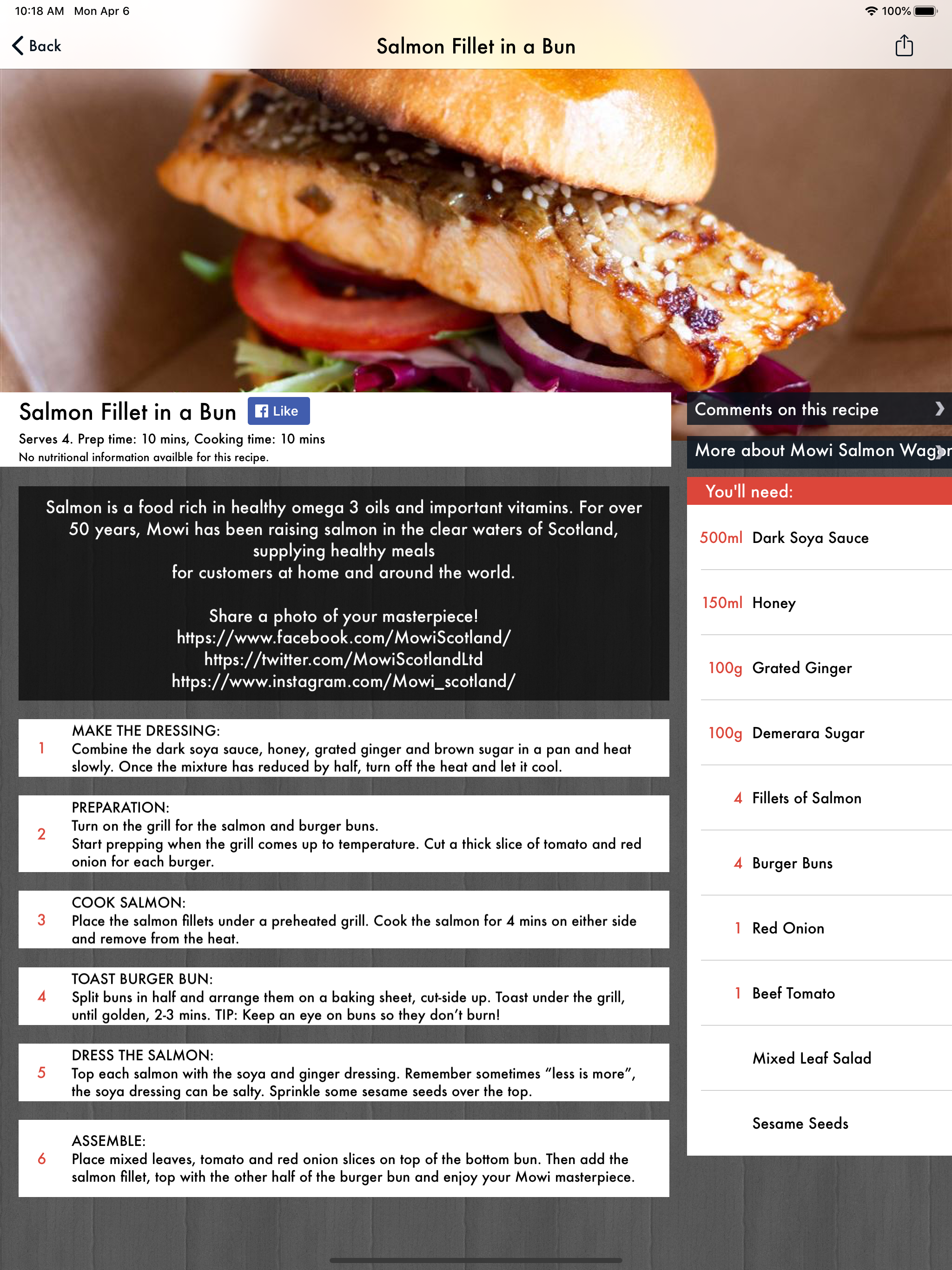 Mowi Salmon Recipes