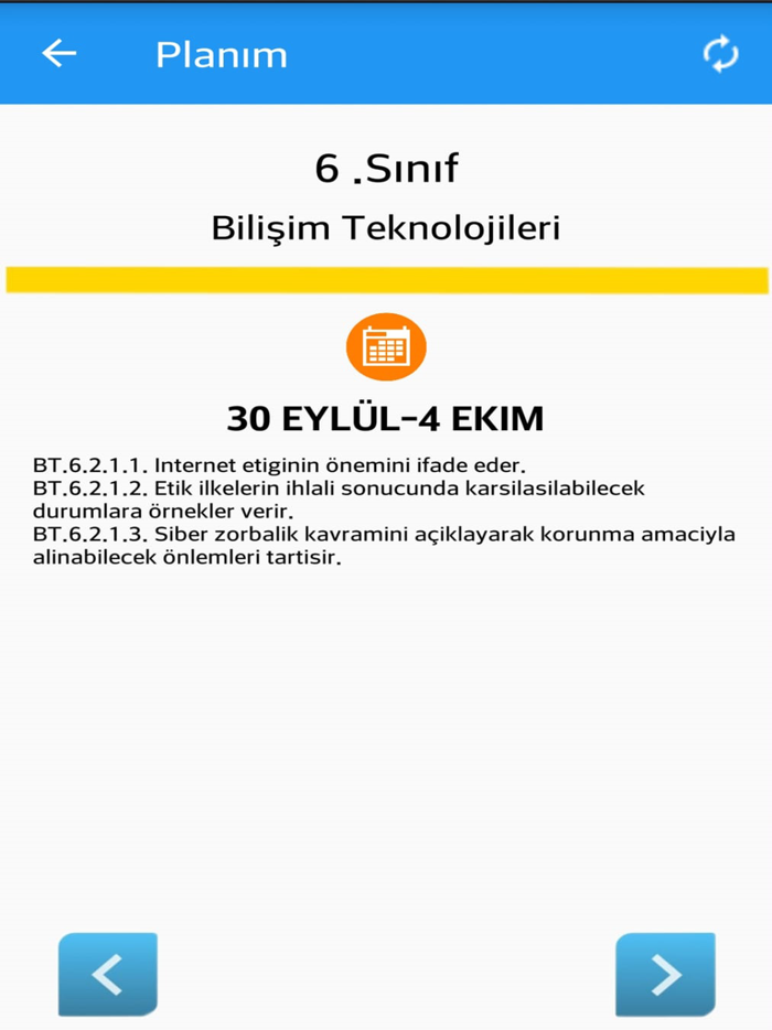 Ders Planım-Kazanımlar