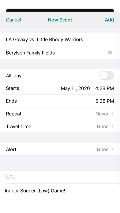 App screenshot