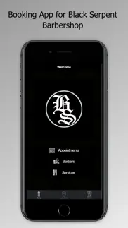 black serpent barbershop iphone resimleri 1