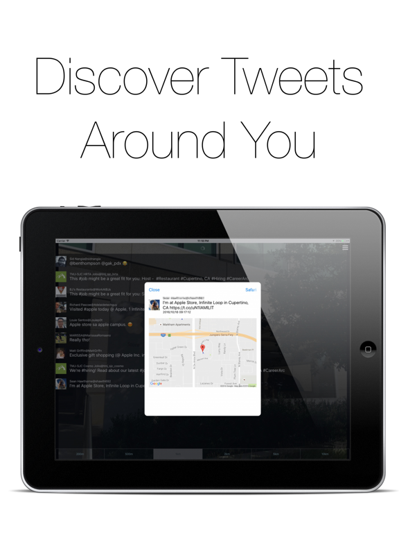 Screenshot #4 pour NearbyTweets