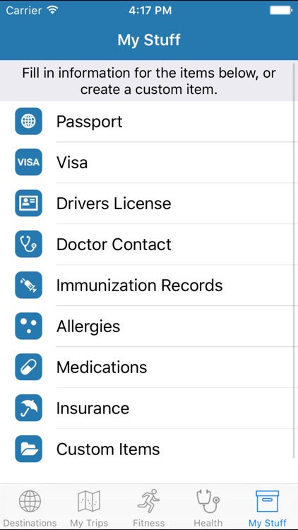 My Travel Health