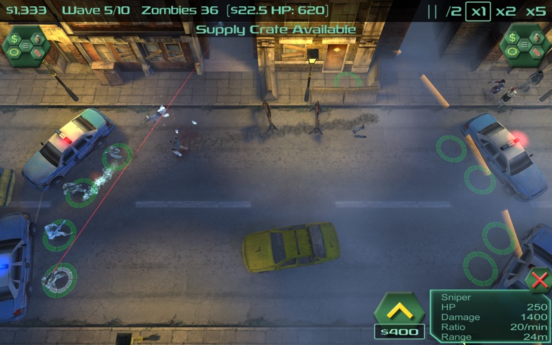 zombie defense hng iphone screenshot 1