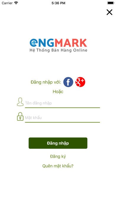 Screenshot #1 pour EngMark – App bán hàng online