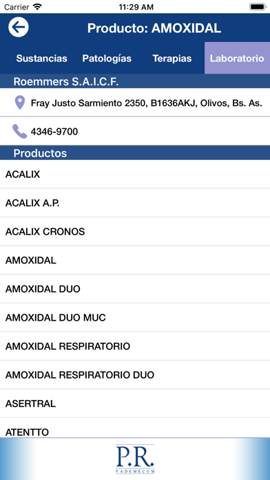 PR Vademécum Argentina 2024 Screenshot