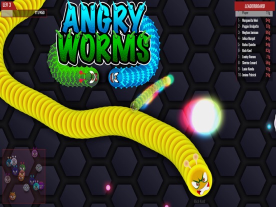 Angry Worms.ioのおすすめ画像4