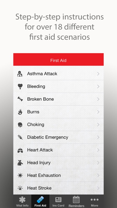 Screenshot #2 pour Vital EDU In case of Emergency
