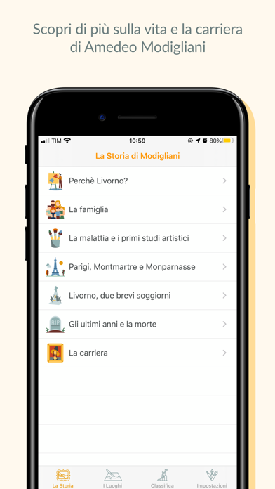 Modigliani Livorno screenshot 3