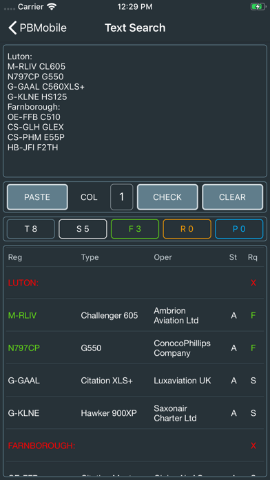 PlaneBase Mobile [PBM] screenshot