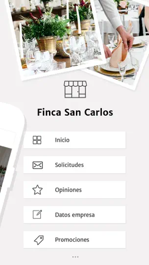 Captura de pantalla de Bodas.net Para Profesionales en iPhone 2