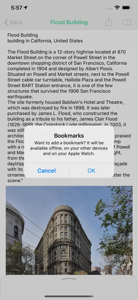 Nearest interesting places
