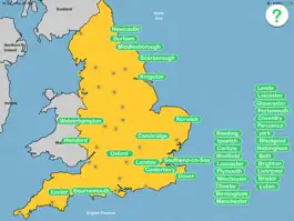 Game screenshot England Cities Map Quiz apk