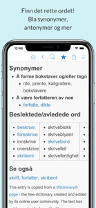Norsk Ordbok og Synonymer screenshot #3 for iPhone