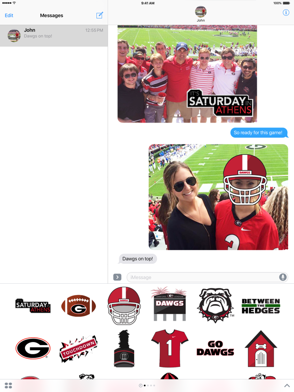 Screenshot #4 pour UGA Stickers