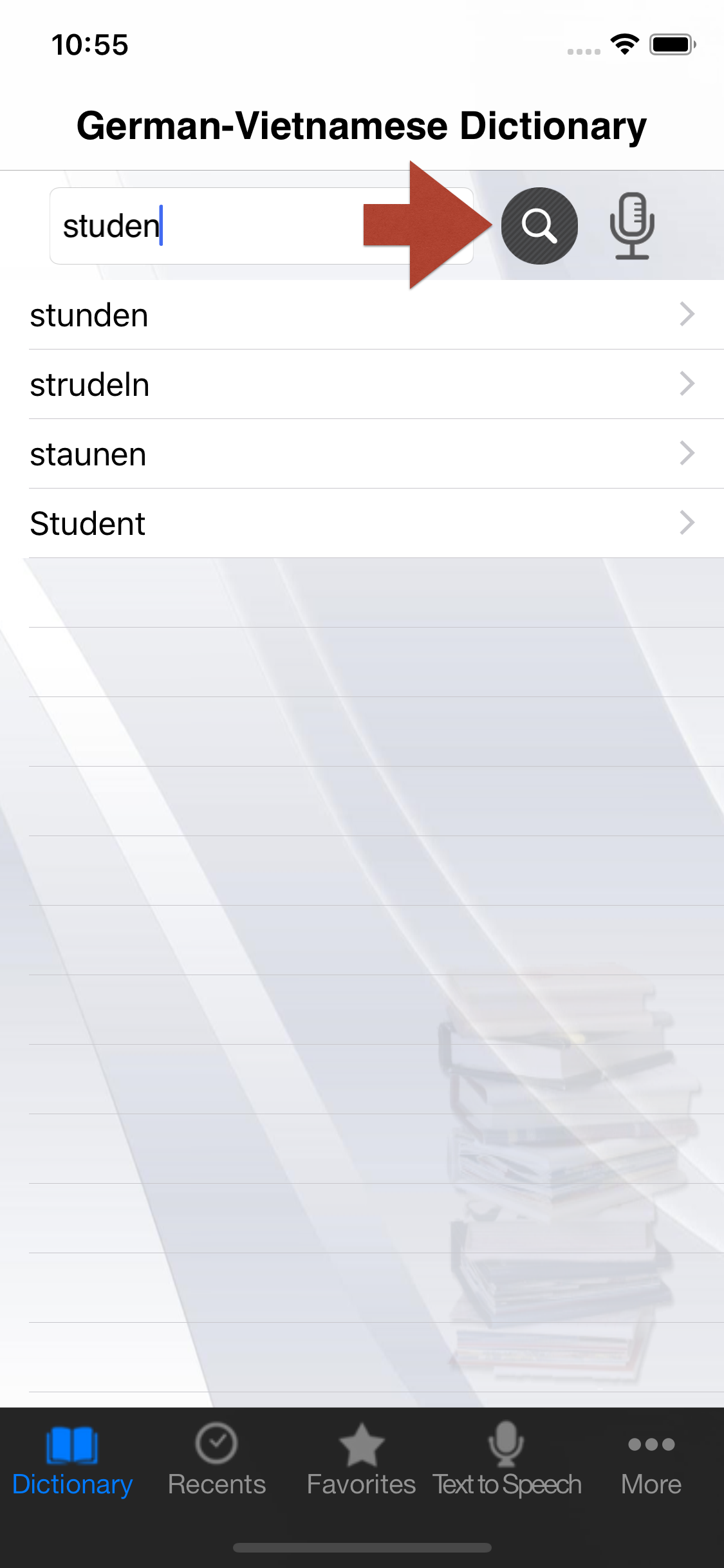 German-Vietnamese Dictionary screenshot 3