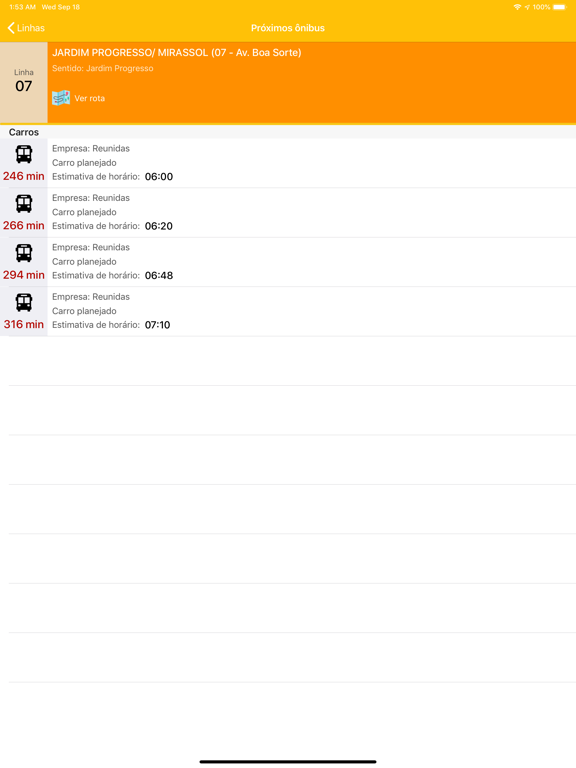 Screenshot #6 pour PotyBus STTU/Natal