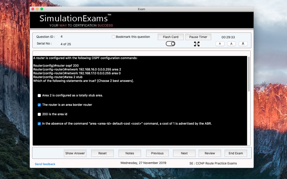#4. SE : CCNP Route Practice Exams (macOS) 由: Anand Software and Training Pvt Lyd