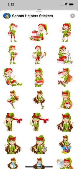 Game screenshot Santas Helpers Stickers mod apk