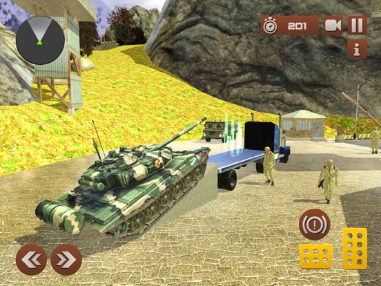 Army Border Cargo Transport iPad screenshot
