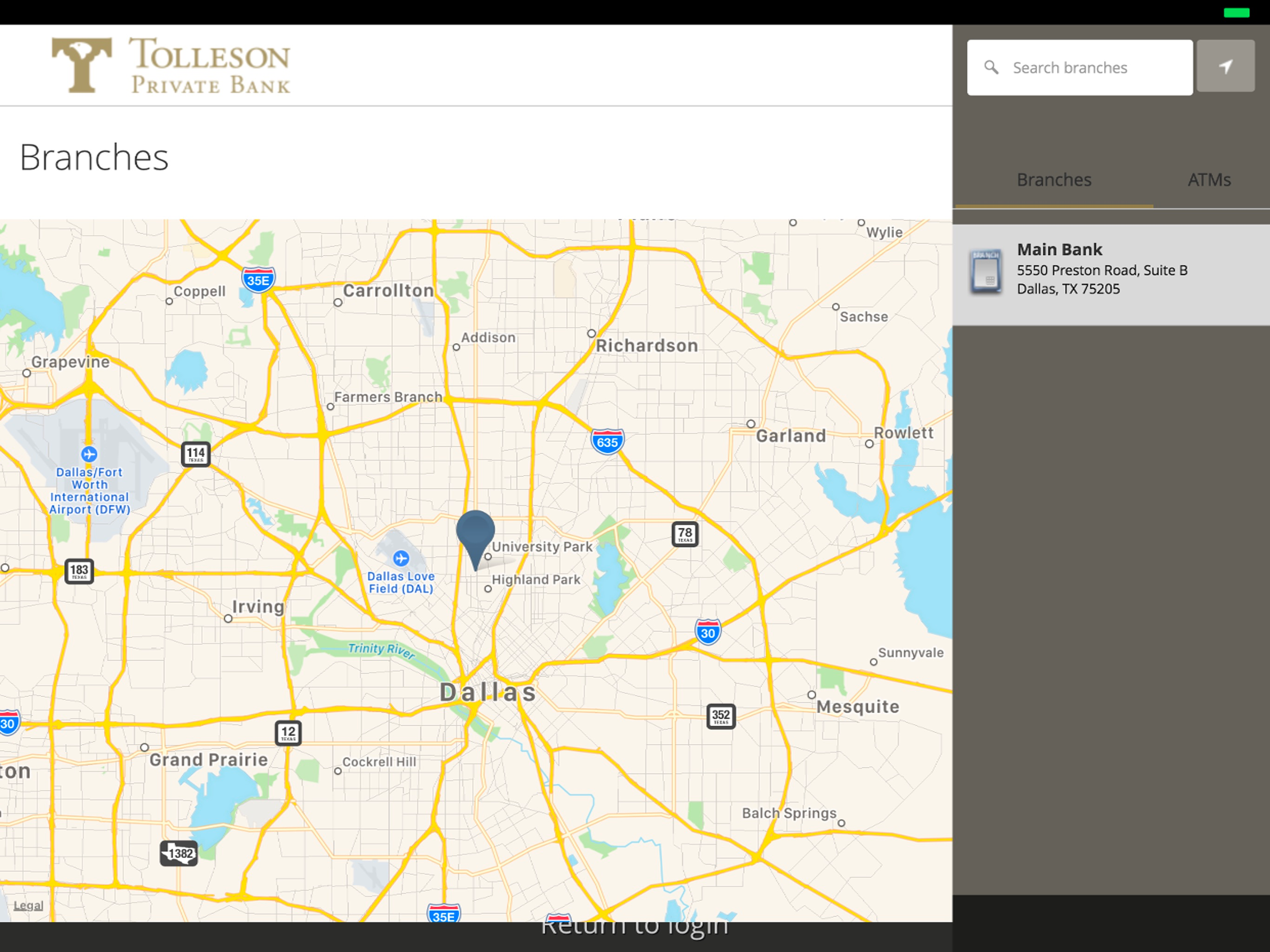 Tolleson Private Bank screenshot 5