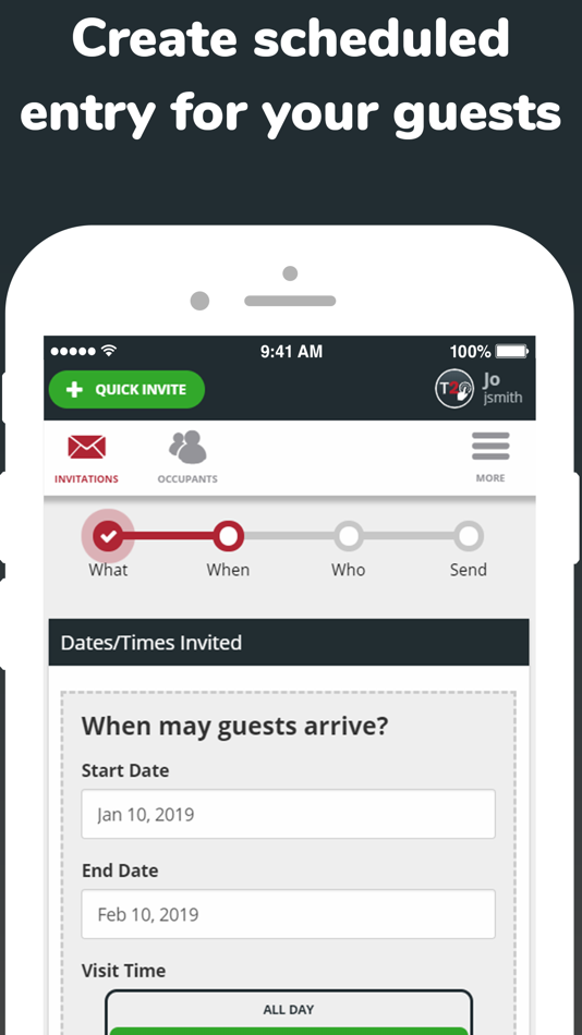#2. Tap2Open Dashboard (iOS) Podle: Tap2Open