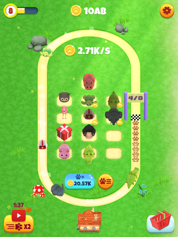 Animal Merge Run iPad screenshot