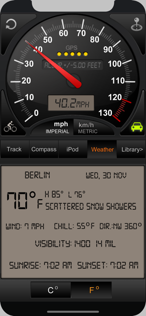 ‎Speedometer GPS+ Screenshot