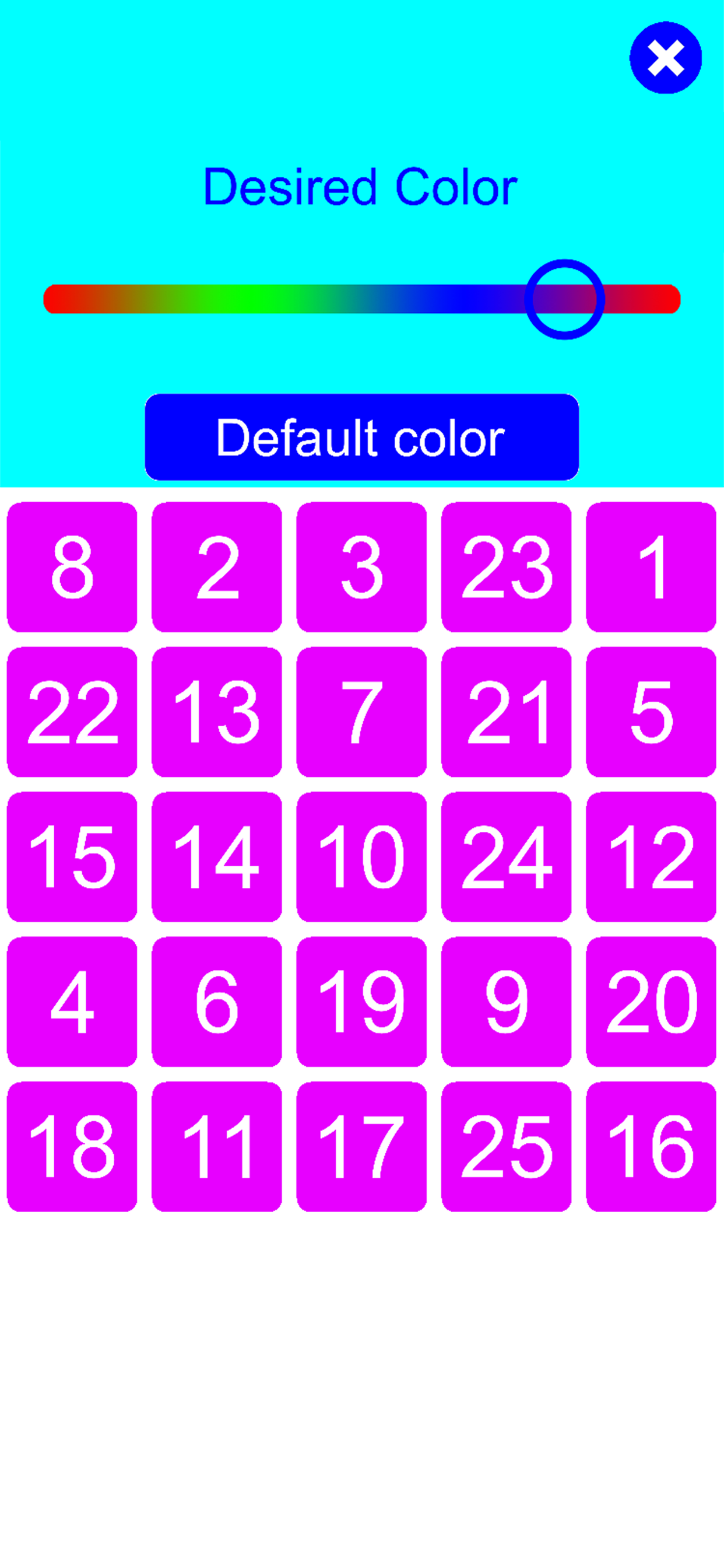 Tap Number