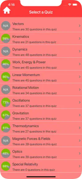 Game screenshot College Physics Quiz apk
