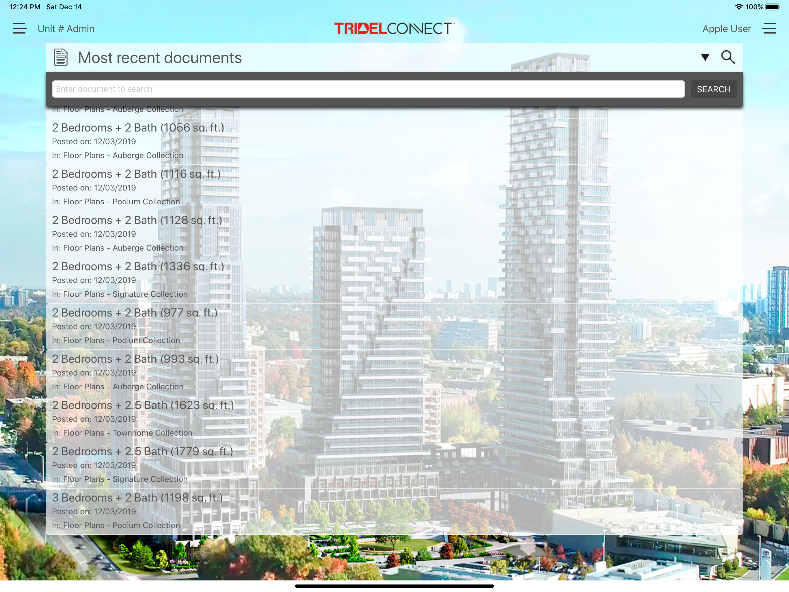 Tridel Connect screenshot 17