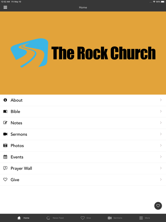 The Rock Church Danville iPad screenshot