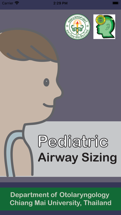 Screenshot #1 pour Pediatric Airway Sizing